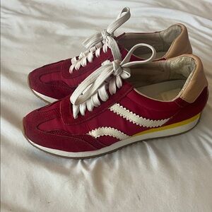 Dolce Vita Red and White Women's Sneakers